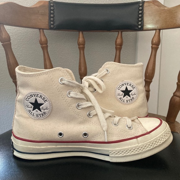 Converse Chuck 70 Vintage Canvas Womens' 7.5 Mens' 5.5 Ivory/Egret/Cream - Picture 4 of 9